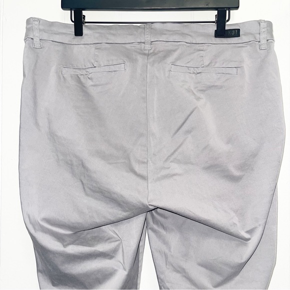 Kut From The Kloth Light Gray Chino Ankle Trouser Pants - Picture 5 of 9